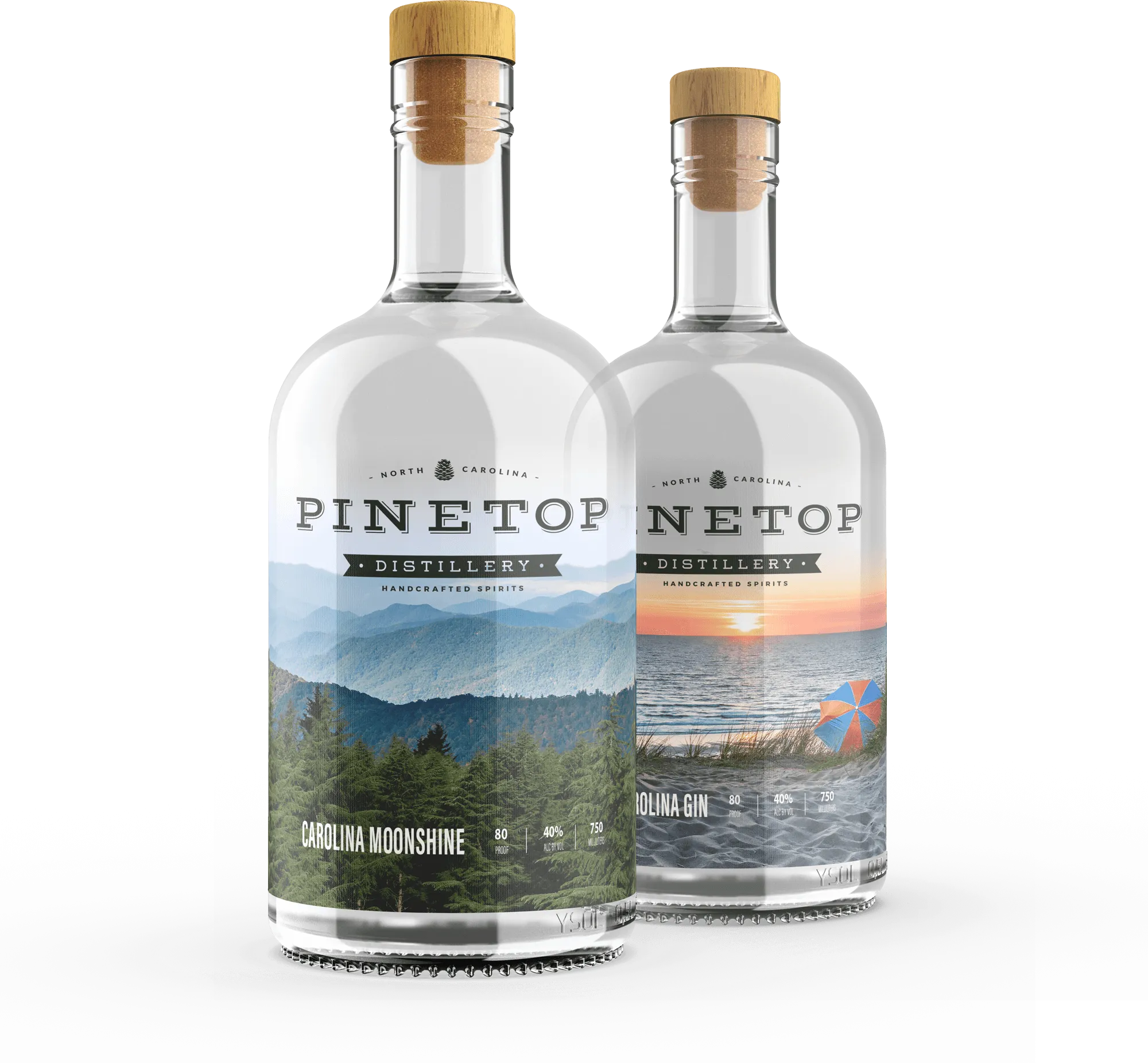 Carolina Moonshine and Carolina Gin