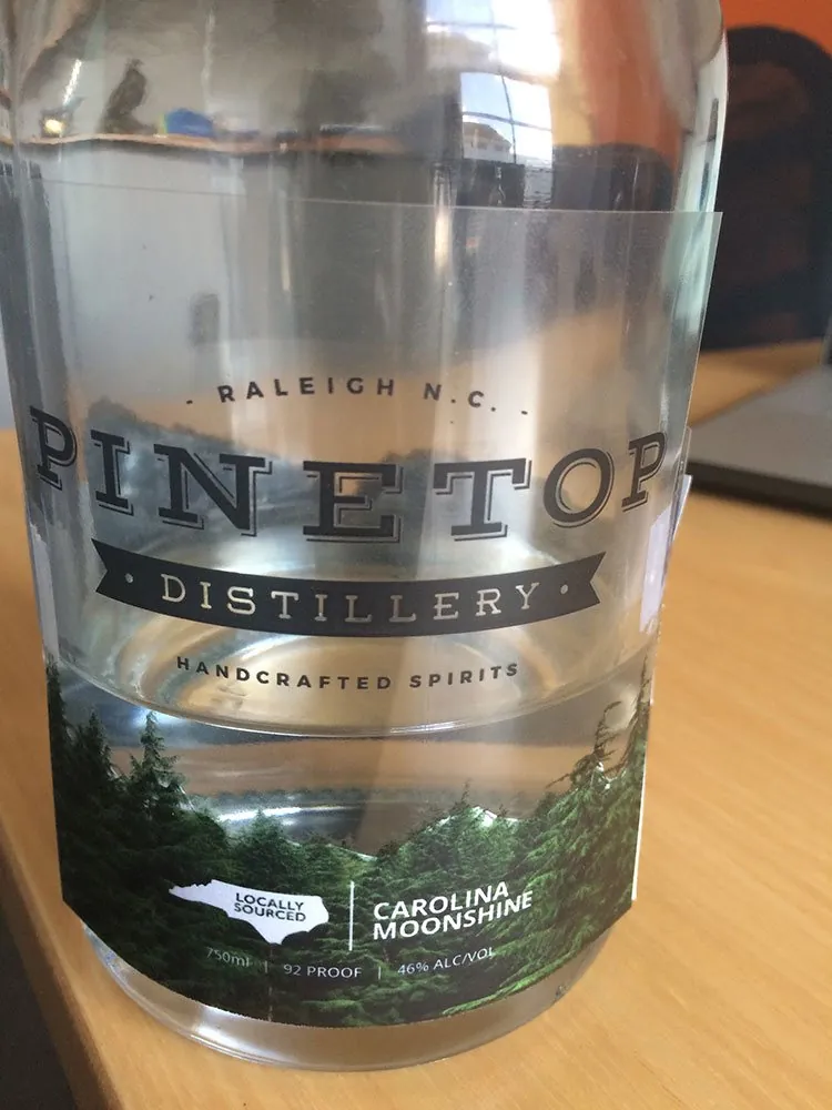 Hand-printed reference bottle